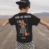 MINI KING OF MOTO T-SHIRT - BLACK