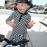 BLACK CLASSIC CHECKERED BAMBOO PAJAMA