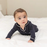PAPER CAPE CLASSIC PAJAMA FOOTIE - NAVY