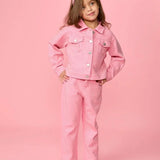 MINI DREAMERS ABIGAIL CRYSTAL JEANS - PINK