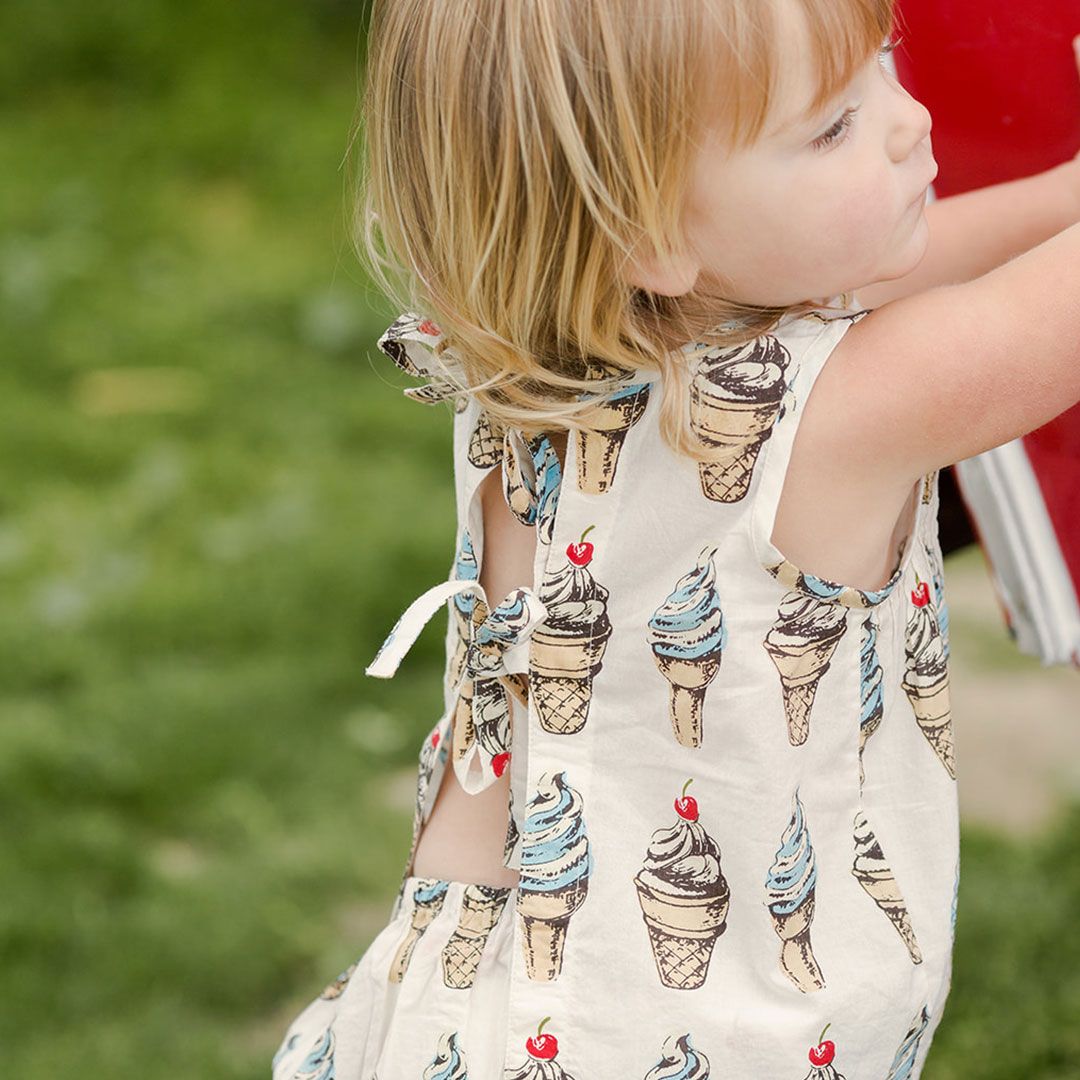 PINK CHICKEN BABY JAIPUR SET - VINTAGE SOFT SERVE
