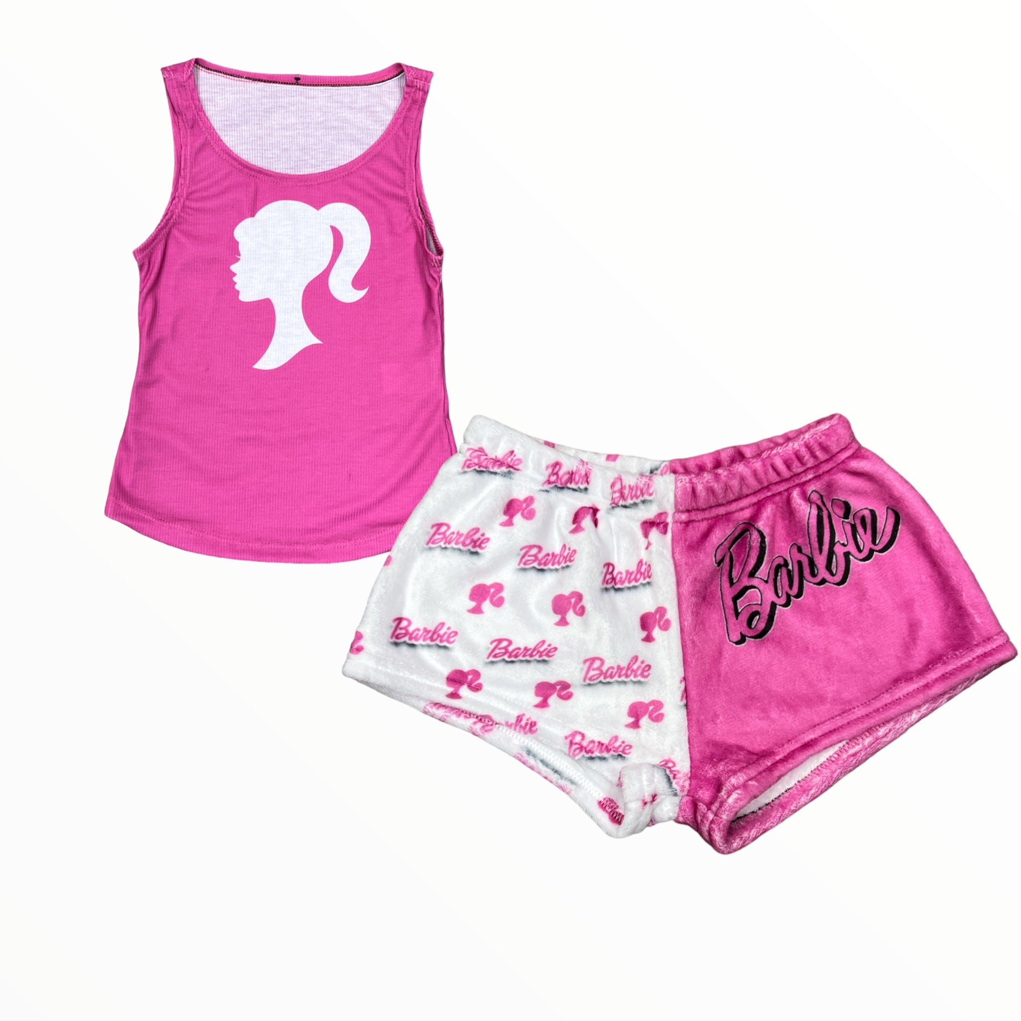PENELOPE WILDBERRY FUZZY PAJAMA SHORT - BARBIE