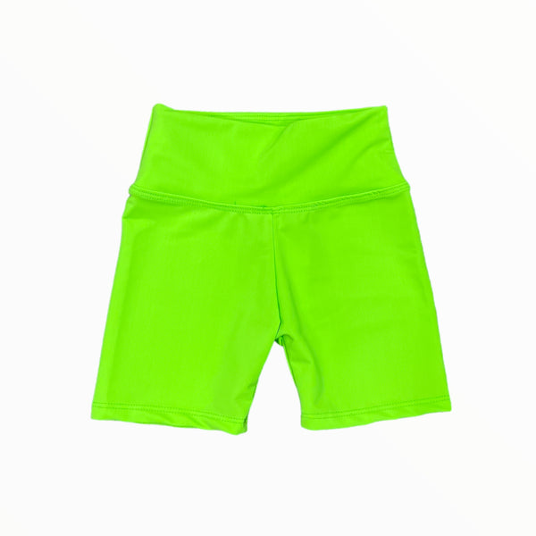 DORI CREATIONS BIKE SHORT - NEON GREEN
