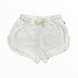 T2LOVE EASY RIBBED SHORT - WHITE