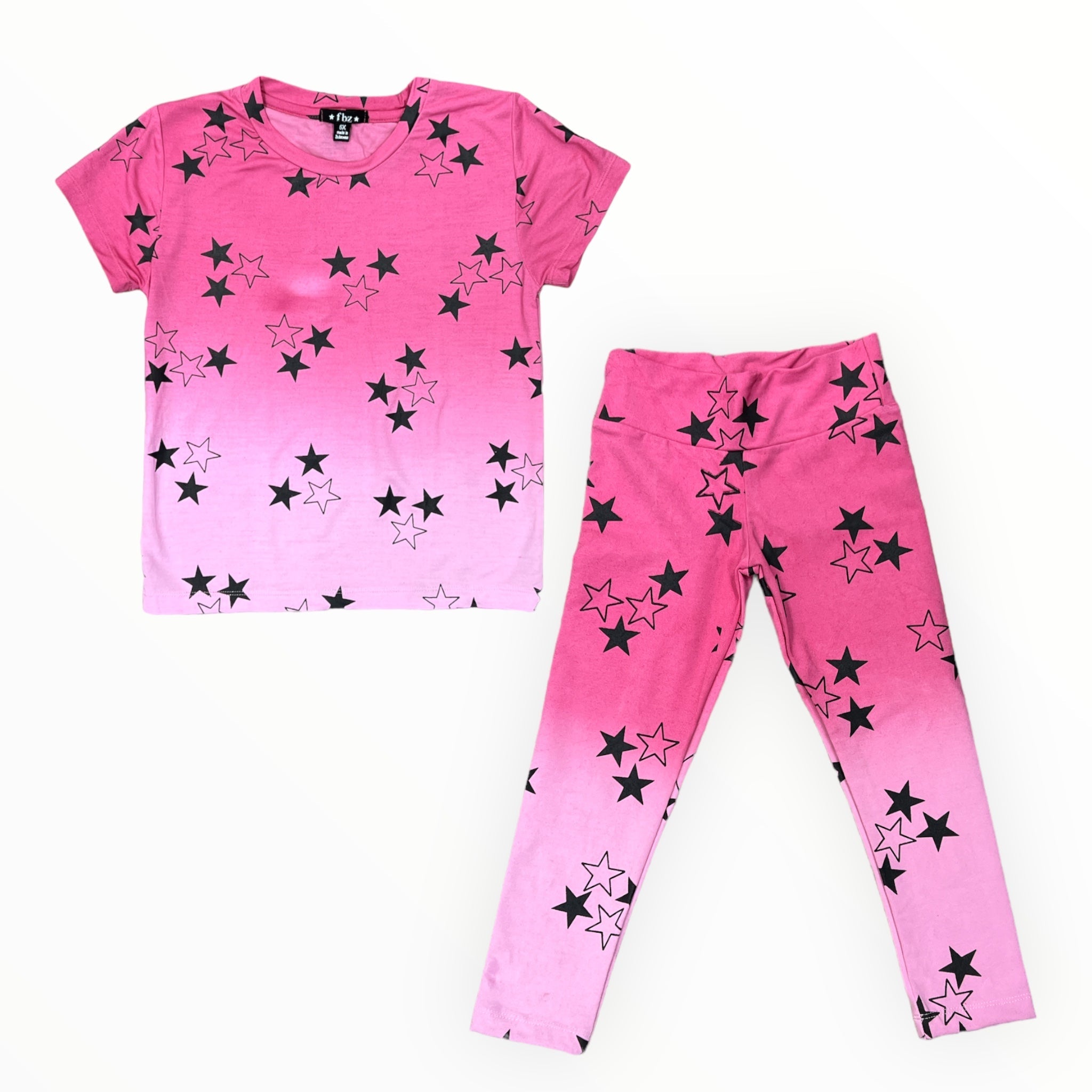 FLOWERS BY ZOE LEGGING - OMBRE PINK STAR