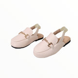 M2B SLINGBACK SLIDES - NUDE/PINK