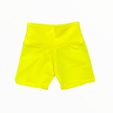 DORI CREATIONS BIKE SHORT - NEON YELLOW