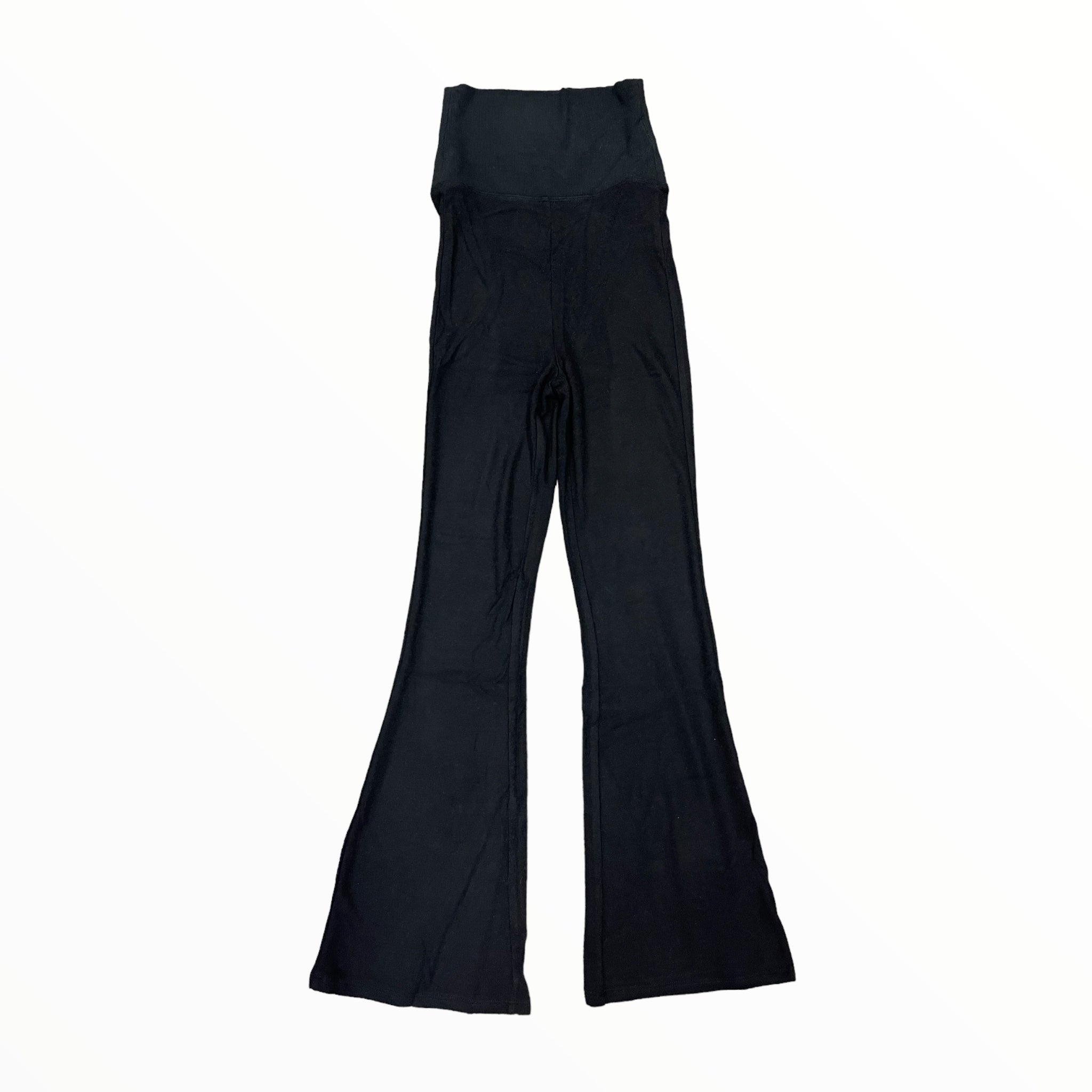 KATIE J DREW HACCI FLARE SWEATS - BLACK