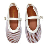 M2B MESH ALIA FLATS - WHITE