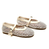 M2B MESH ALIA FLATS - SILVER/STONES