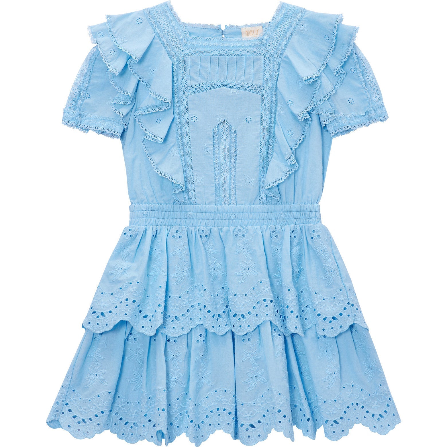 MARLO KIDS FREYA MINI DRESS - POWDER BLUE 2/3 MARLO KIDS FREYA MINI DRESS - POWDER BLUE 2/3