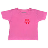 PRINCE PETER T-SHIRT - CHERRY BOW/DARK PINK