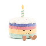 JELLYCAT AMUSABLE RAINBOW BIRTHDAY CAKE