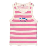 MC2 SAINT BARTH TANK - BEACH STRIPE/PINK