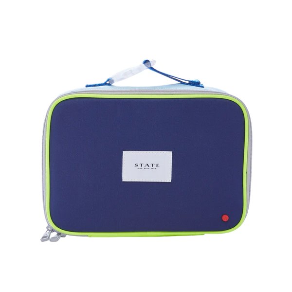 STATE RODGERS LUNCH BOX - NAVY/NEON