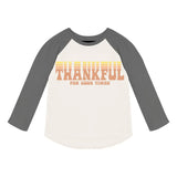 TINY WHALES THANKFUL RAGLAN LONG SLEEVE