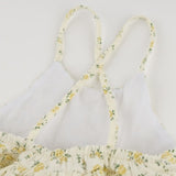 OH BABY! PETITE BOUQUET PARTY DRESS - LEMON