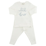 OH BABY 3 PIECE SET "LIL BRO" IN FOG