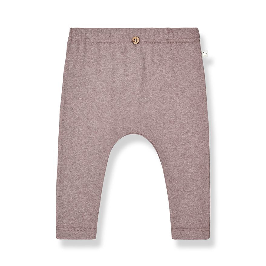 1+ IN THE FAMILY JULIE GIRLY TOP AND LEGGING SET - MAUVE