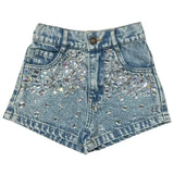 MINI DREAMERS ZOE GEMSTONE SHORT - DENIM