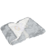 BABY JAR BABY BLANKET - GREY/IVORY