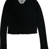 T2LOVE L/S CROPPED THERMAL WITH THUMB HOLES