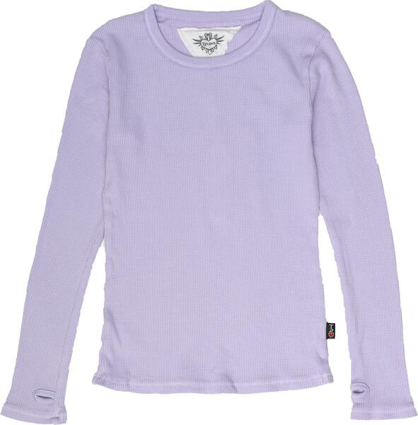 T2LOVE L/S CROPPED THERMAL WITH THUMB HOLES