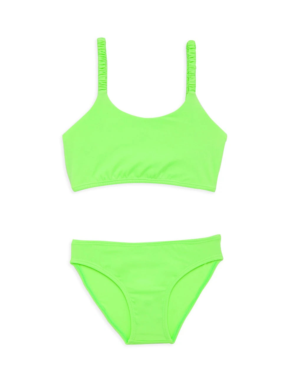 LITTLE PEIXOTO KAROL BIKINI SET - LIME GLOW