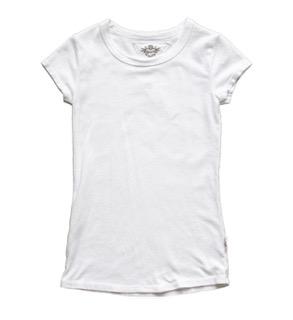 T2LOVE BASIC FITTED TEE - WHITE