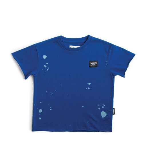 NUNUNU ONLY HUMANS T-SHIRT - BLUE