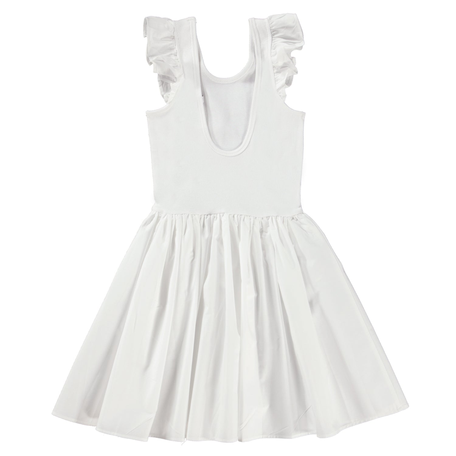 MOLO CLAUDIA DRESS - WHITE