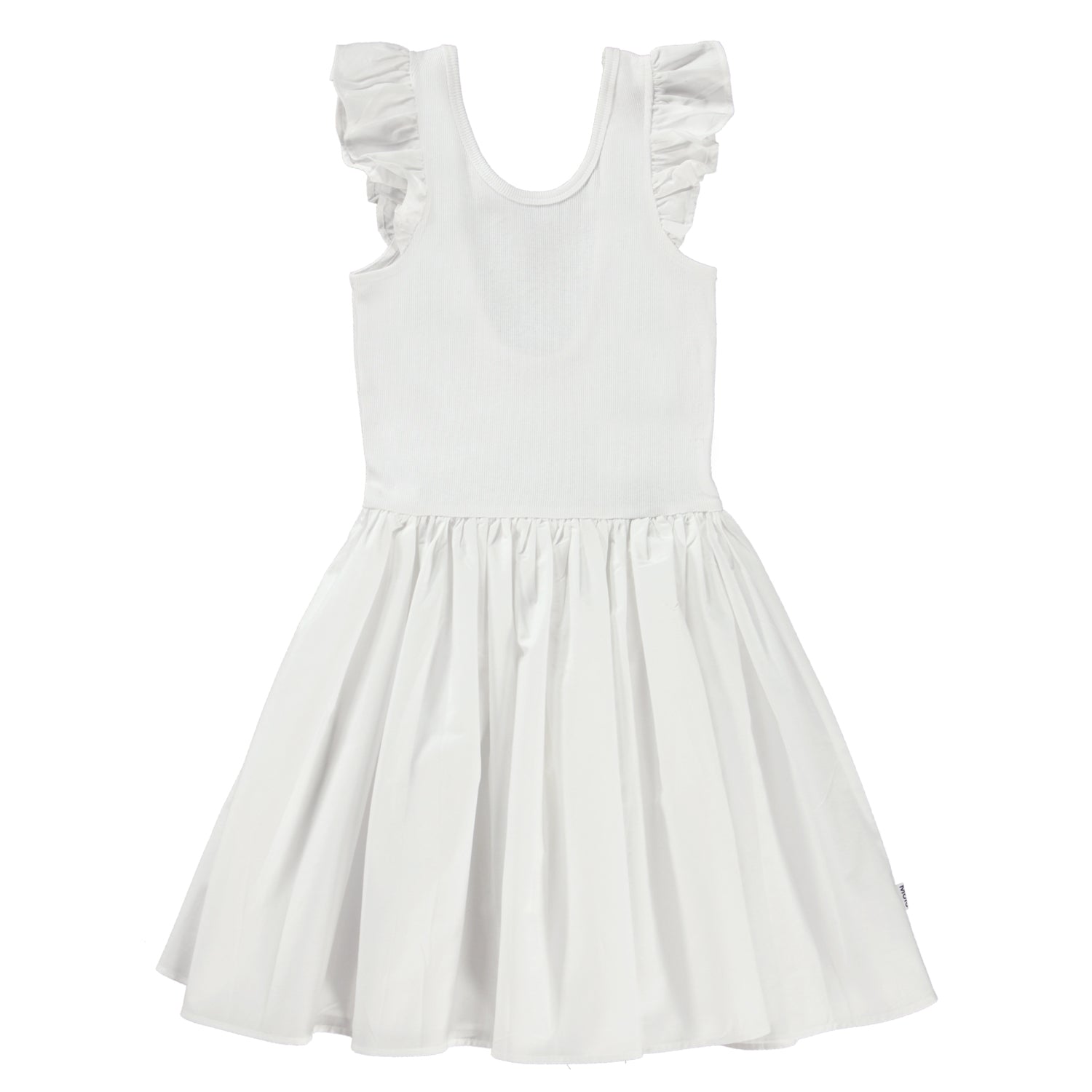 MOLO CLAUDIA DRESS - WHITE