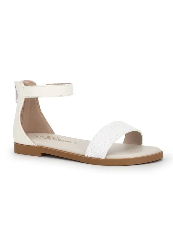 YOSI SAMARA MISS CAMBELLE GLAM SANDAL - WHITE
