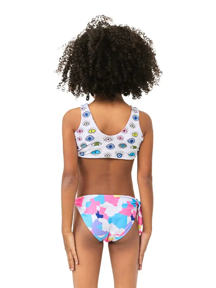TOO COOL BEACHWEAR 1PC SWIMSUIT- EVIL EYE