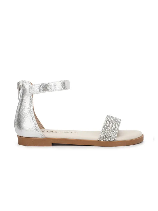 YOSI SAMARA MISS CAMBELLE GLAM SANDAL - SILVER