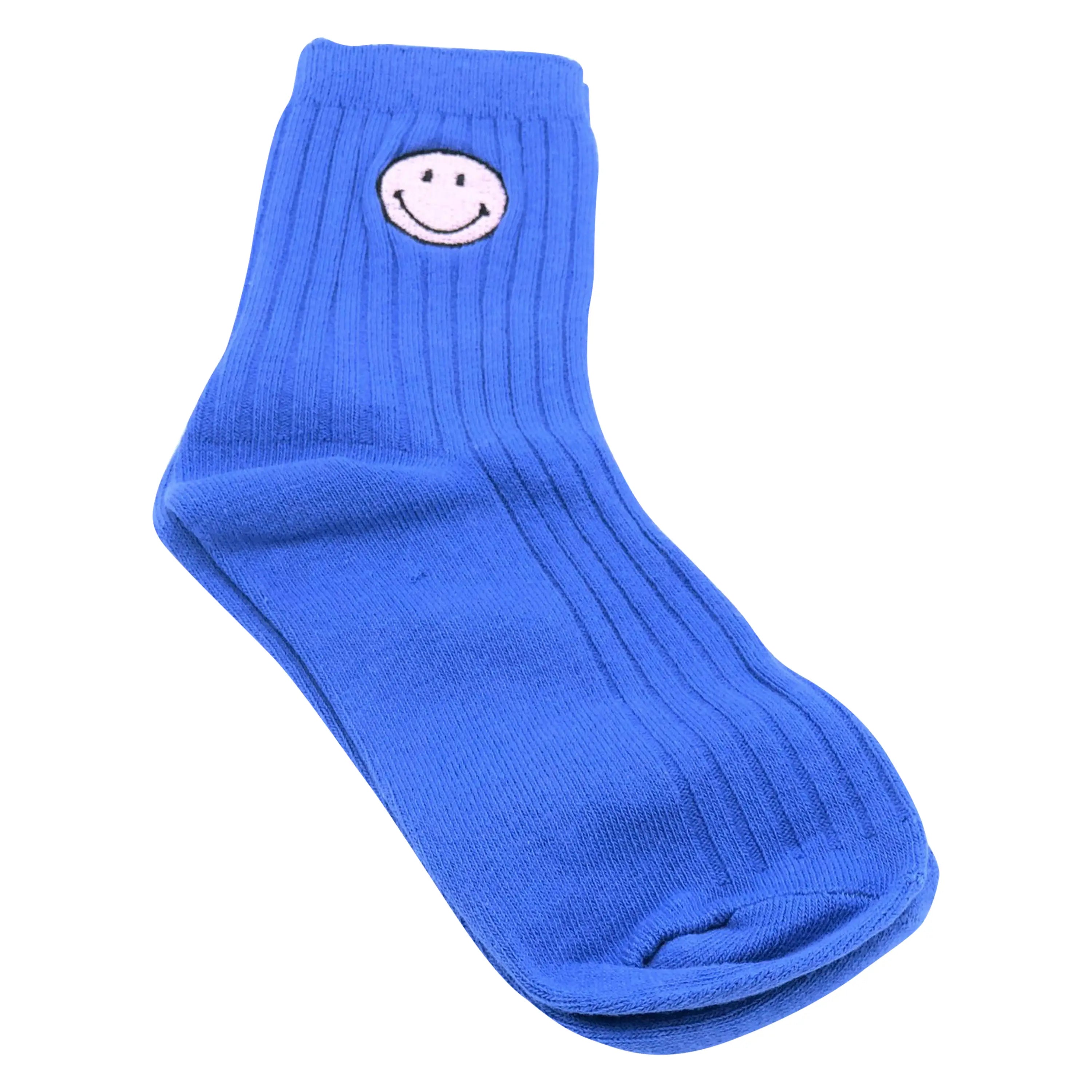 MALIBU SUGAR SMILEY FACE TUBE SOCKS