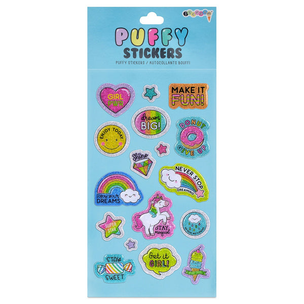 ISCREAM PUFFY STICKERS - MAKE IT FUN