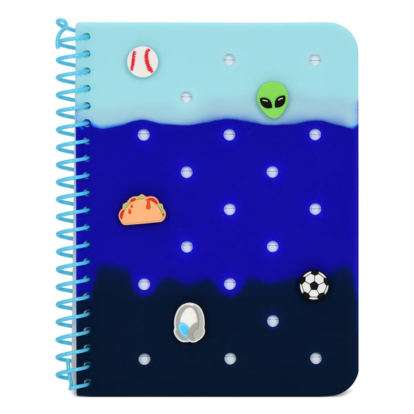 ISCREAM CHARMED JOURNAL - OCEAN WAVE BLUE
