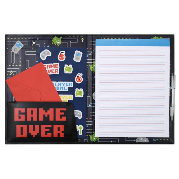 ISCREAM CLIPBOARD STATIONERY SET - GAMER GLITCH