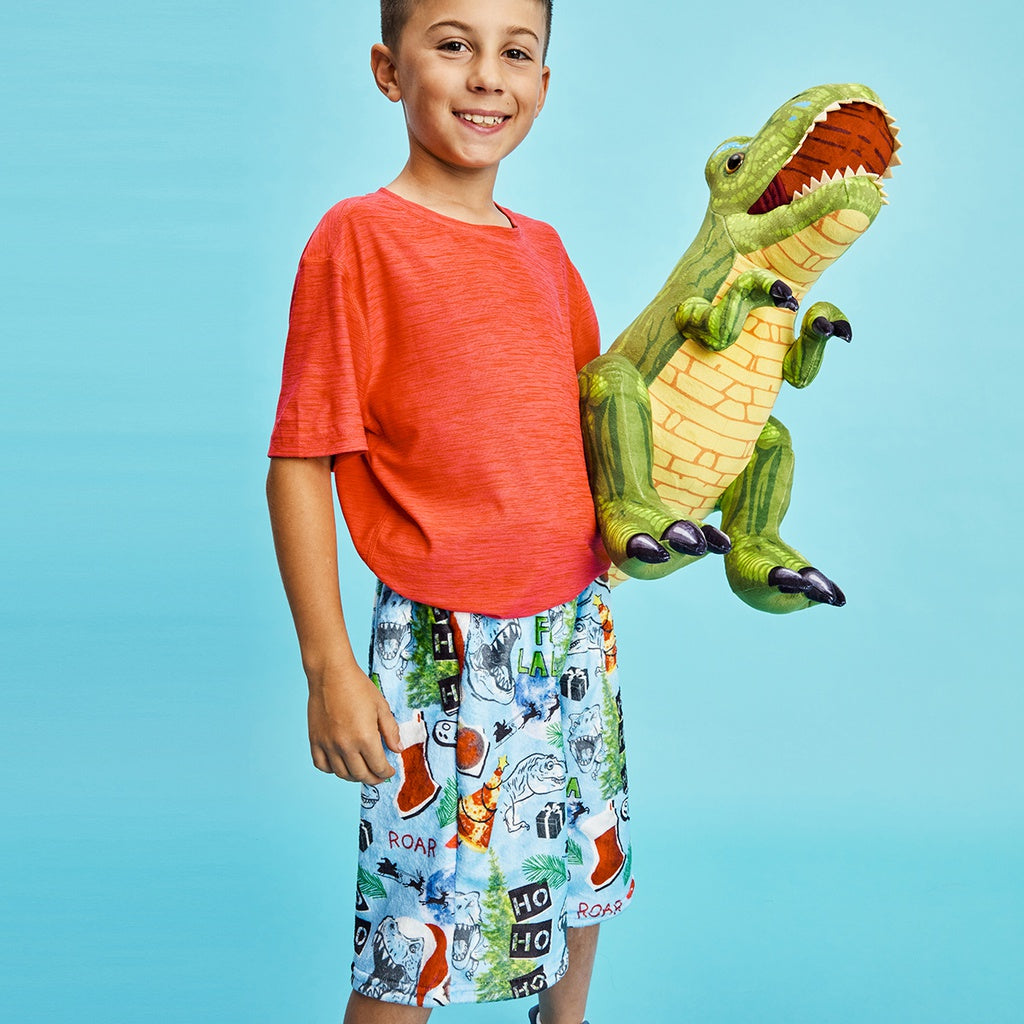 ISCREAM PLUSH SHORTS - MERRY REX-MAS