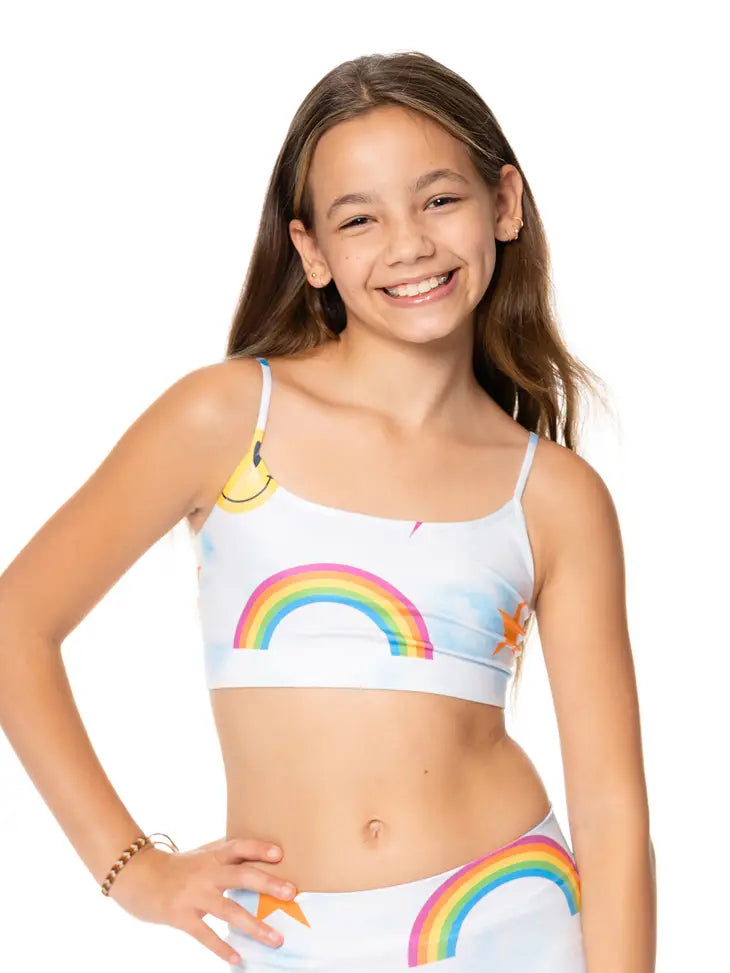 MALIBU SUGAR BANDEAU BRA CAMI O/S 7-14 - CLOUD TD/ICONS