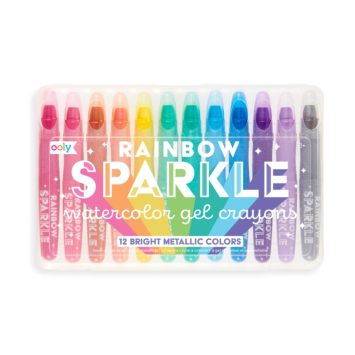 OOLY RAINBOW SPARKLE GEL CRAYONS
