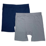 ESME 2 PACK BOXERS - NAVY AND CHARCOAL