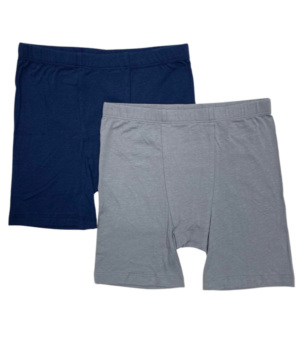 ESME 2 PACK BOXERS - NAVY AND CHARCOAL