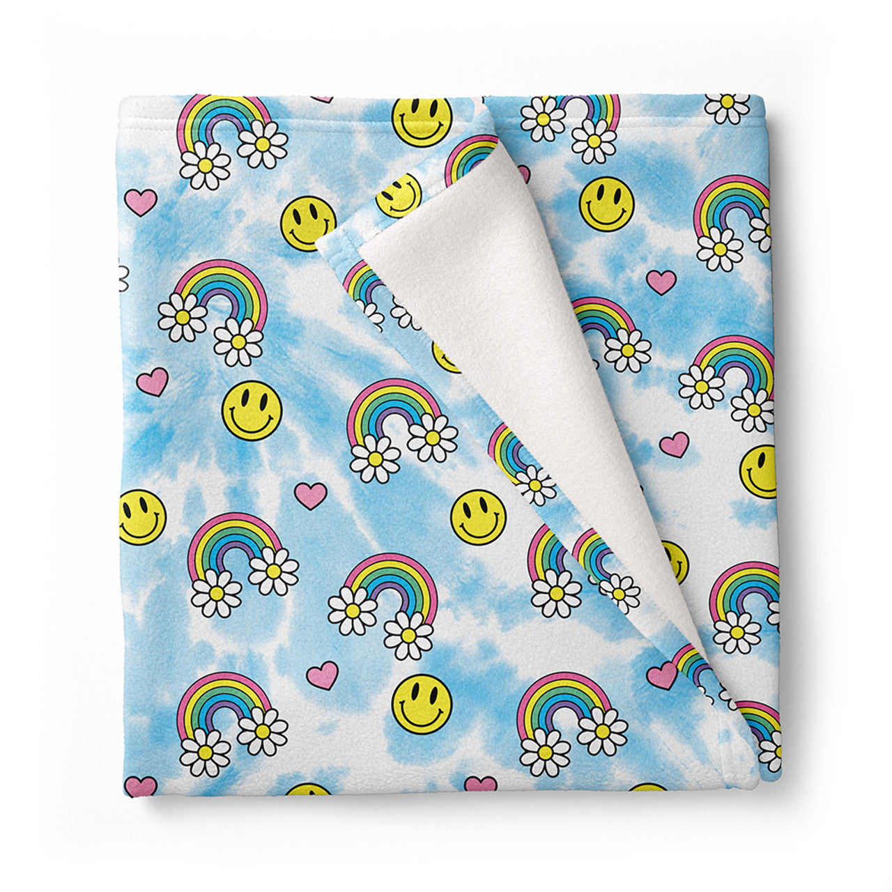 TOP TRENZ THROW BLANKET - DAISY RAINBOW