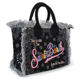 MC2 SAINT BARTH COLETTE BAG - BLACK BANDANA