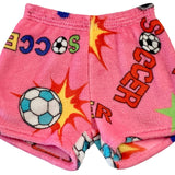 MWL&K PAJAMA SHORT - PINK SOCCER