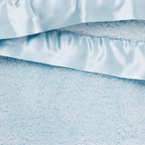 LITTLE GIRAFFE CHENILLE BABY BLANKET - BABY BLUE