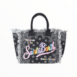 MC2 SAINT BARTH COLETTE BAG - BLACK BANDANA