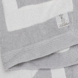 LITTLE GIRAFFE DOLCE LOVE BABY BLANKET - SILVER